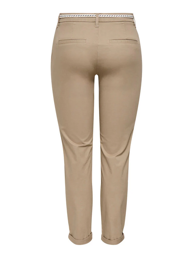 Pantalone chino donna con cintura - immagine 5