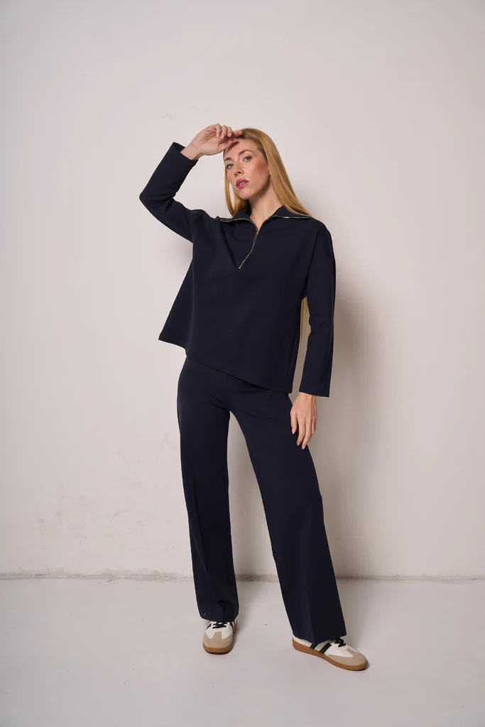 Pantalone donna fluido a gamba dritta - immagine 2