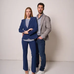 Pantalone Donna Blu a Linea Dritta