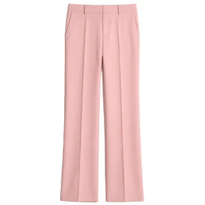 Pantaloni Donna Rosa Cipria a Gamba Larga