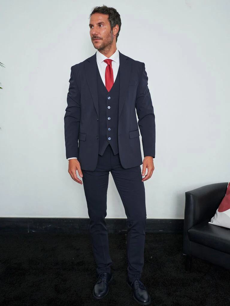 Pantalone slim fit da completo - immagine 3