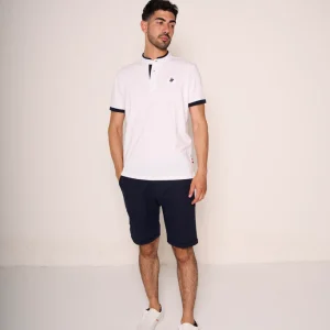 Bermuda in cotone con risvolto e 5 tasche