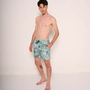 Costume da bagno uomo con stampa tropicale