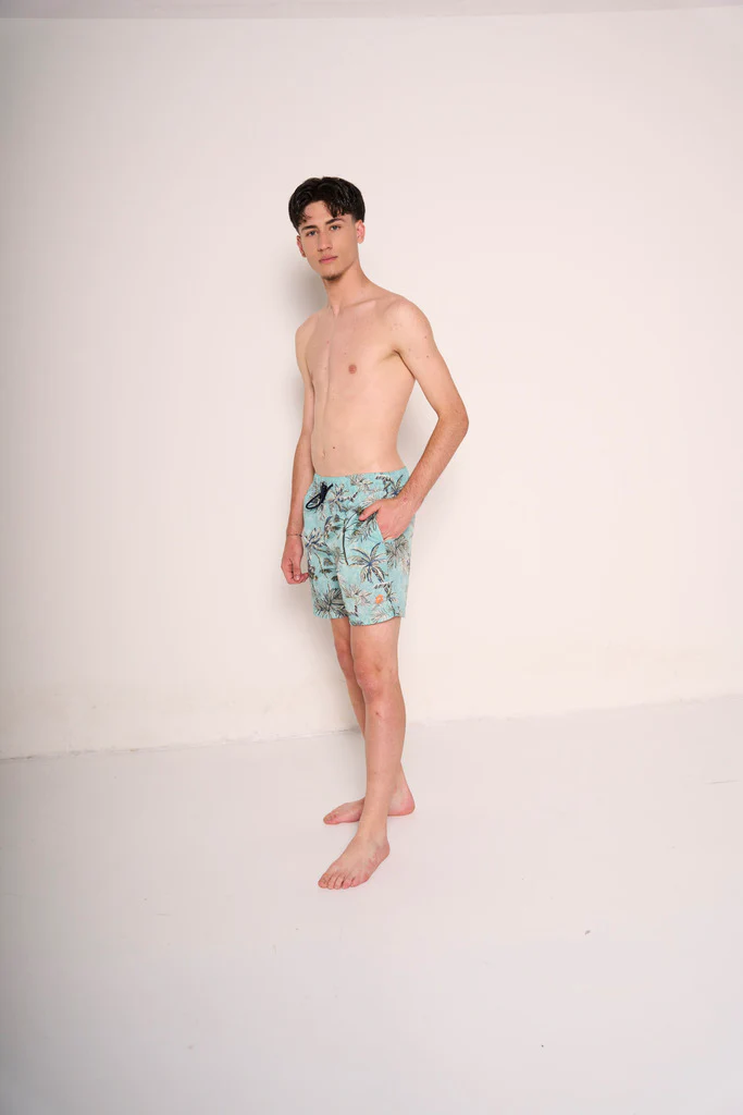 Costume da bagno uomo con stampa tropicale - immagine 4