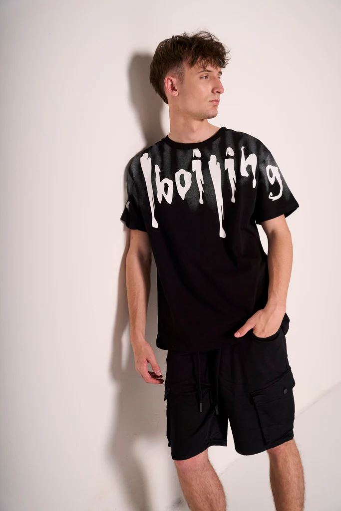 Cargo Shorts neri stile utility - immagine 4