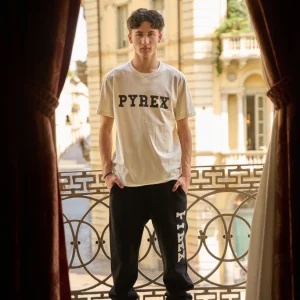 Pantalone da uomo con stampa lettering