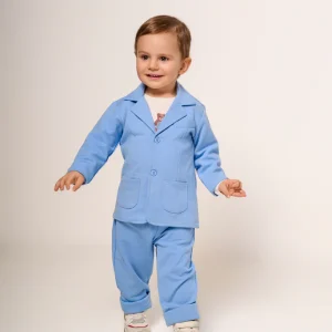 Pantaloni Bambino Azzurri Comfort Fit