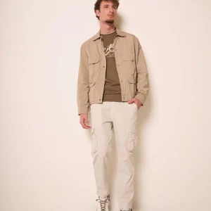Pantaloni Uomo Cargo Beige
