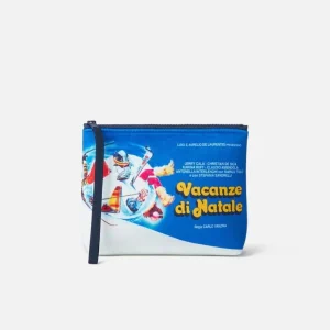 POCHTTE BLU CON STAMPA MC2 SAINT BARTH