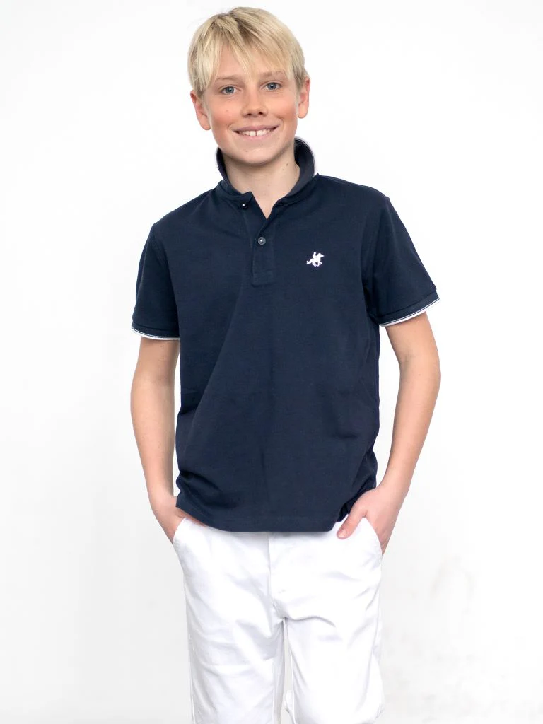 Polo con bordi a contrasto - immagine 3