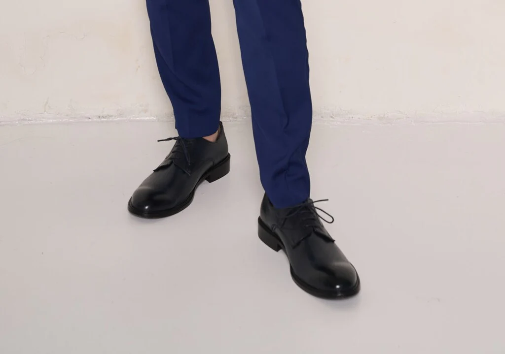 Scarpa Derby blu - immagine 3