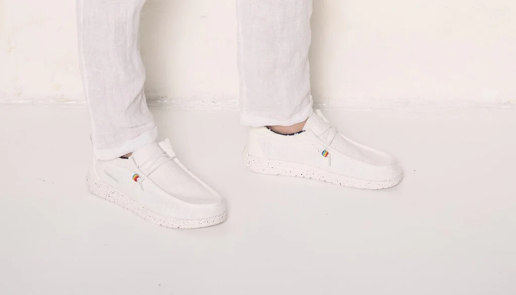 Mocassini giovanili in tela - immagine 5