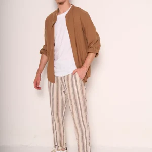 Sneakers retrò in suede e mesh beige/bianco