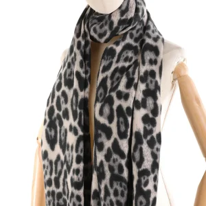Sciarpa Donna – Fantasia Leopardata Taupe