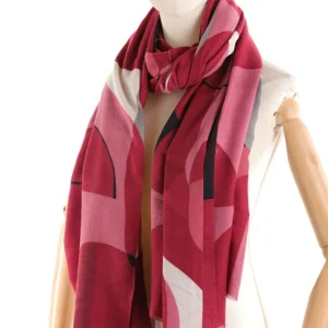 Sciarpa da donna fantasia geometrica