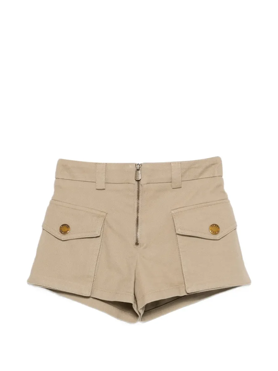 SHORTS CON TASCHE MARRONE PINKO - immagine 2
