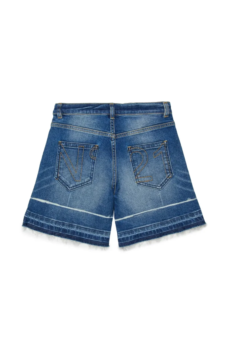 SHORTS IN DENIM BLU N21 - immagine 3
