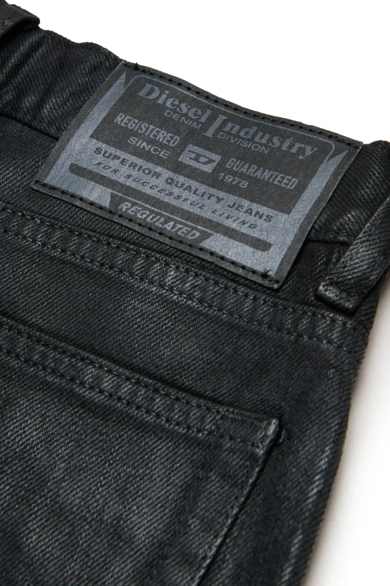 SHORTS IN DENIM NERO DIESEL - immagine 5