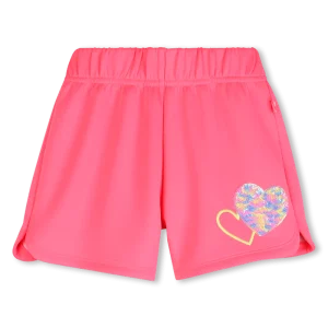 SHORTS ROSA CON CUORE IN PAILLETTES BILLIEBLUSH