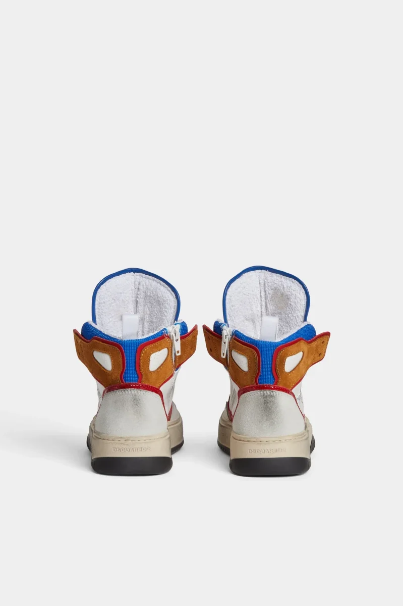 SNEAKERS ALTA BIANCA/ROSSA DSQUARED2 - immagine 4