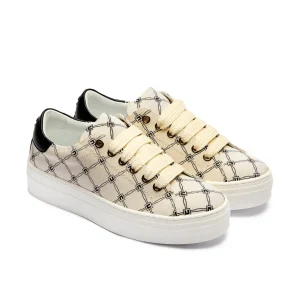 SNEAKERS BASSA BURRO/NERO ELISABETTA FRANCHI