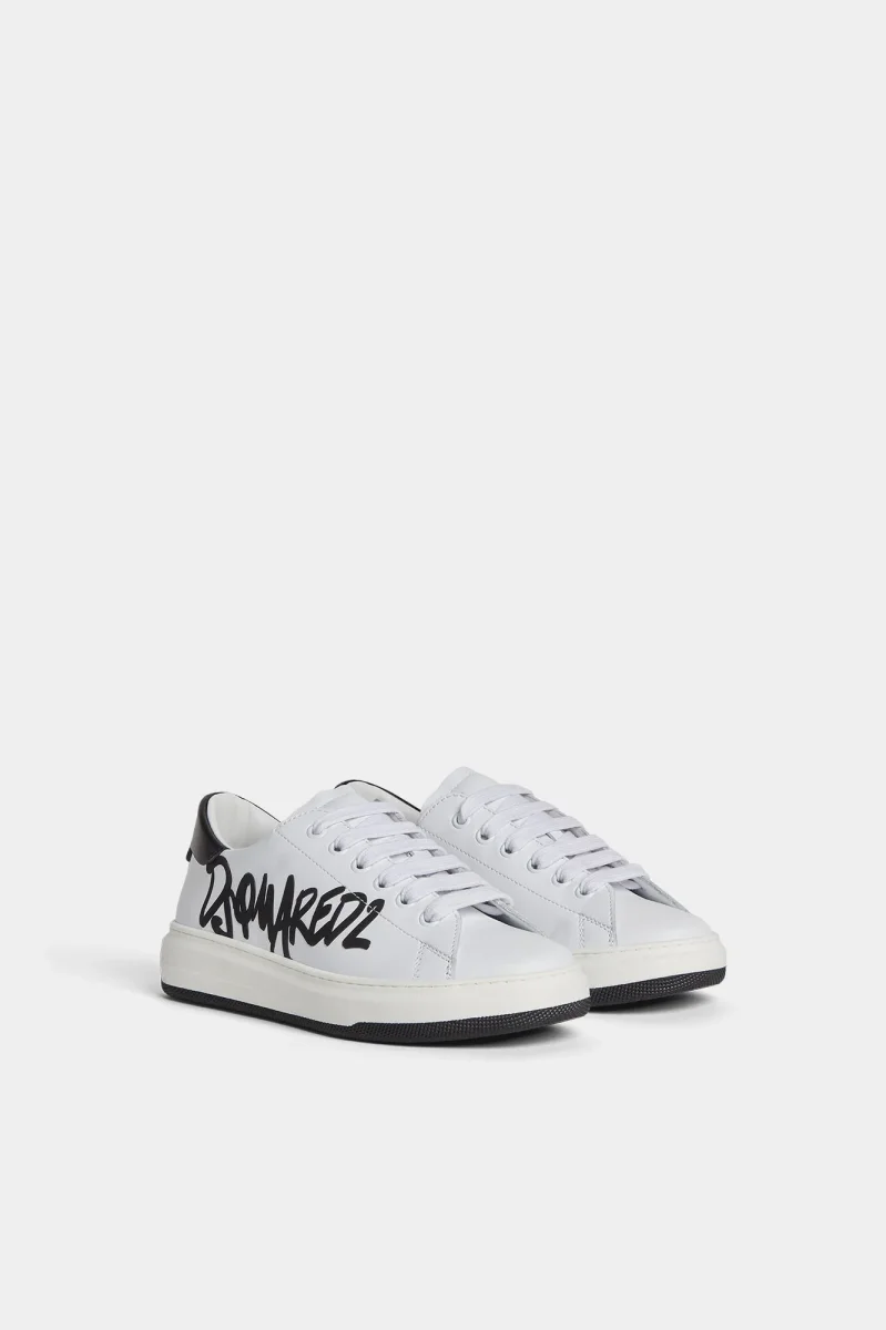 SNEAKERS BIANCA CON LOGO DSQUARED2 - immagine 3