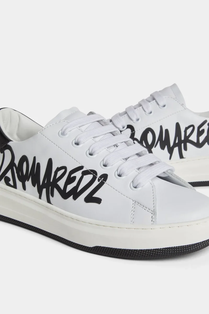 SNEAKERS BIANCA CON LOGO DSQUARED2 - immagine 5