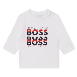 T-SHIRT A MANICHE  LUNGHE HUGO BOSS