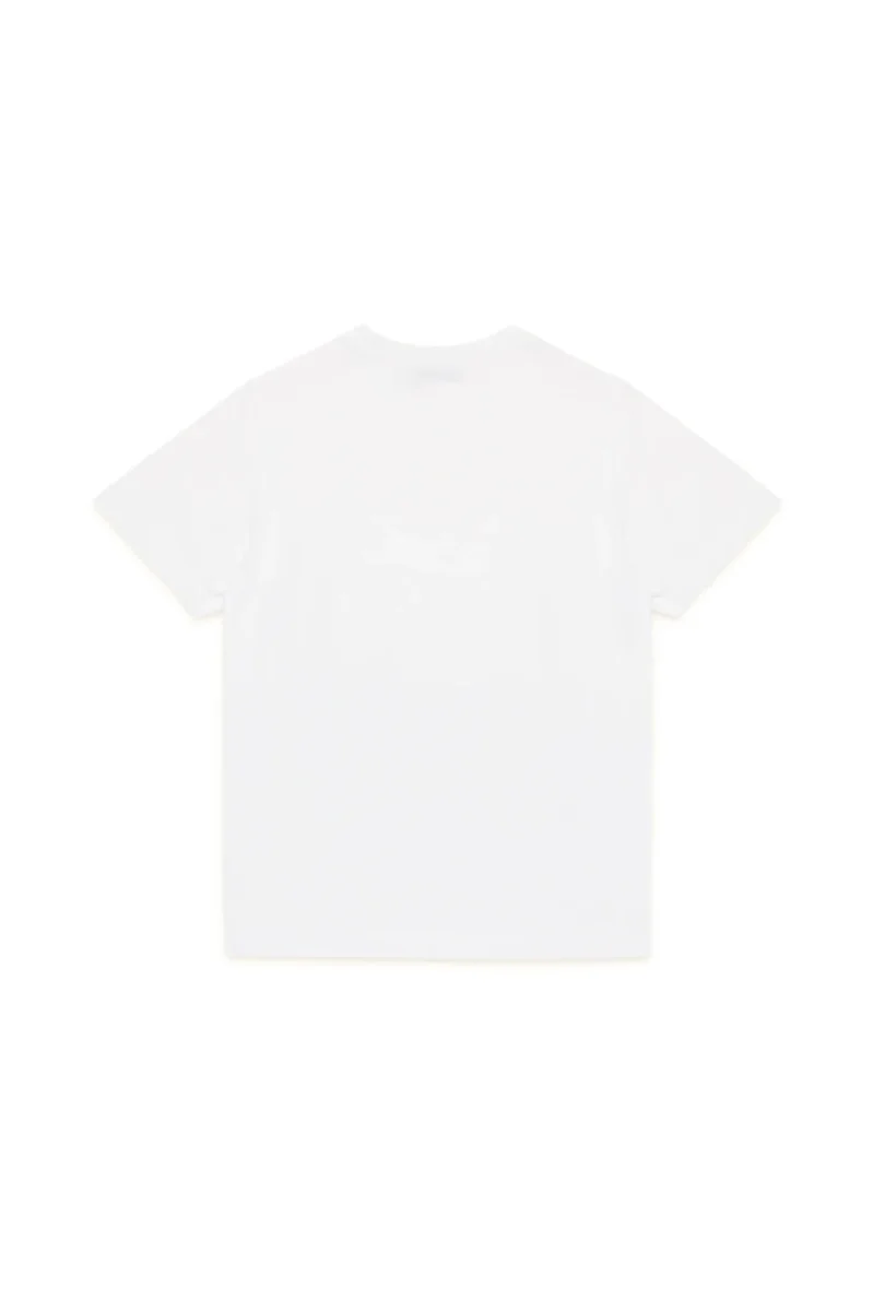 T-SHIRT BIANCA CON STAMPA N21 - immagine 3