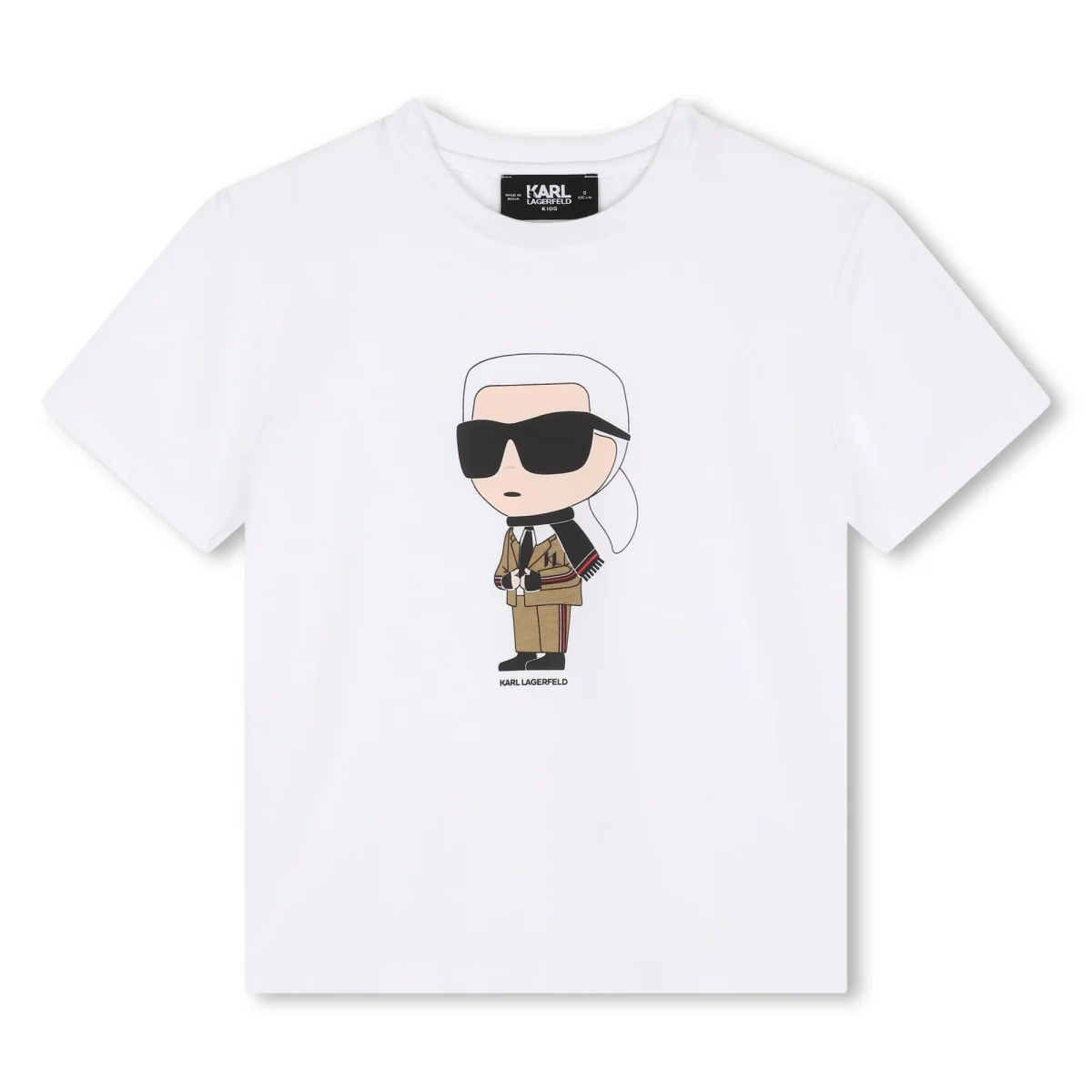 T-SHIRT BIANCA KARL LAGERFELD - immagine 2
