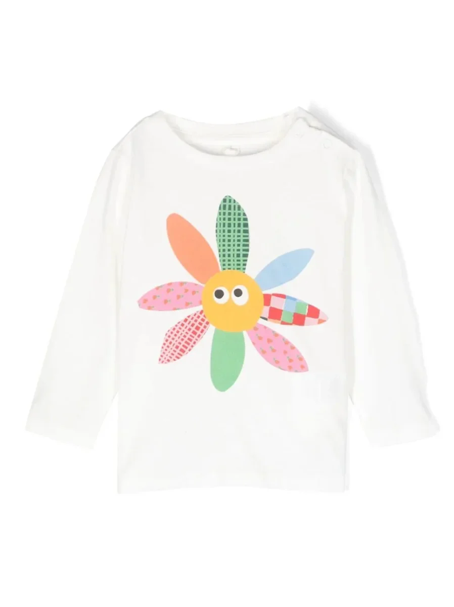 T-SHIRT CON FIORE STELLA MCCARTNEY