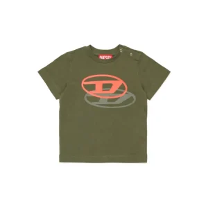 T-SHIRT CON LOGO OVAL D DINAMICO DIESEL