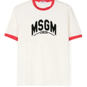 T-SHIRT CON STAMPA MSGM