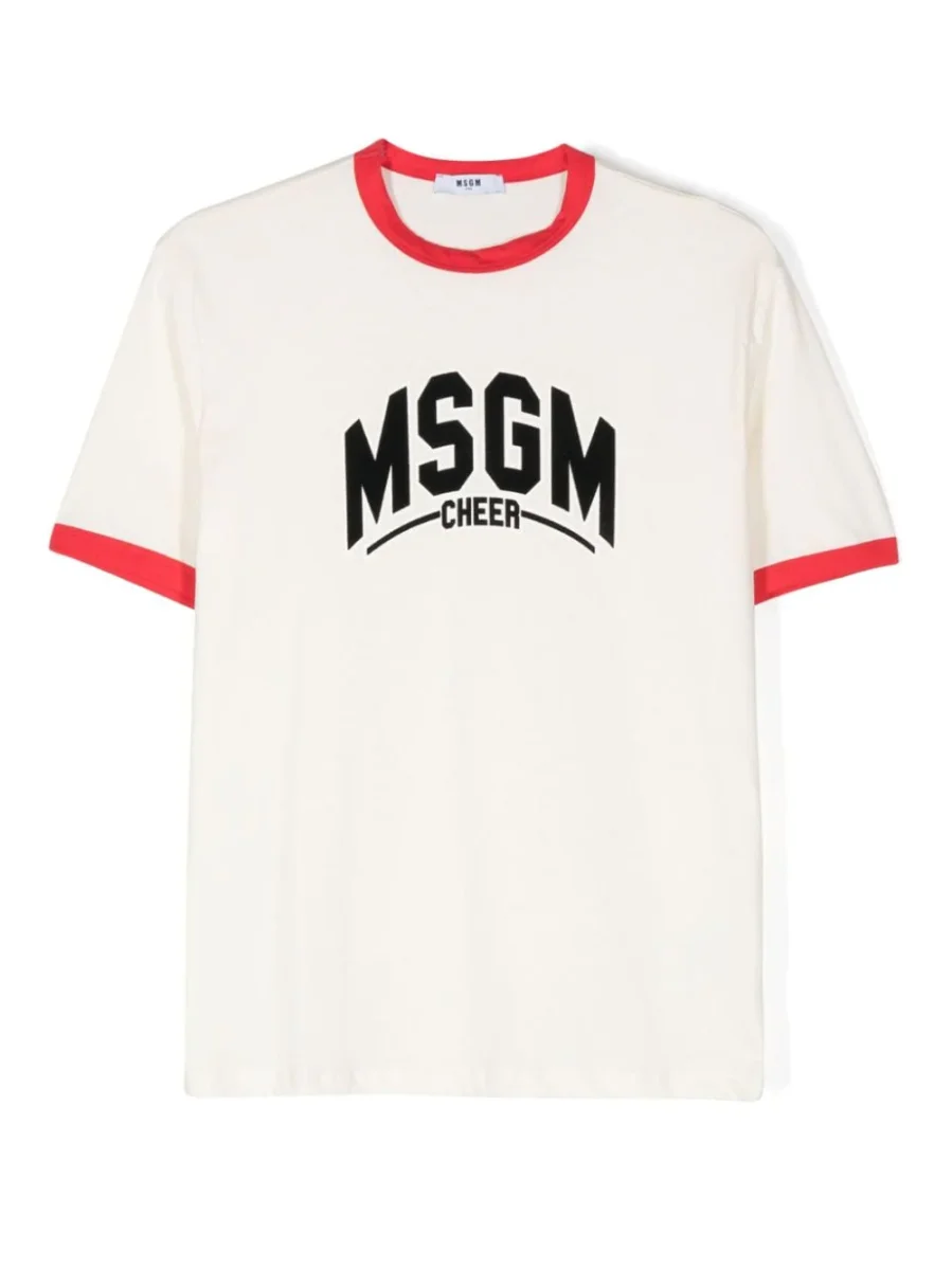 T-SHIRT CON STAMPA MSGM - immagine 2