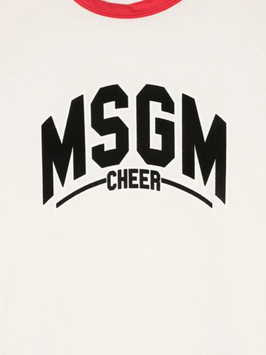 T-SHIRT CON STAMPA MSGM - immagine 4
