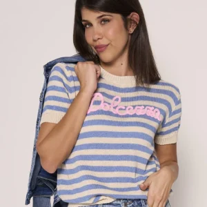 T-shirt “Dolcezza” a righe
