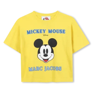 T-SHIRT GIALLA CON STAMPA TOPOLINO MARC JACOBS