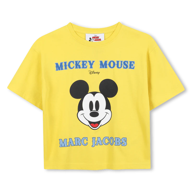 T-SHIRT GIALLA CON STAMPA TOPOLINO MARC JACOBS - immagine 2