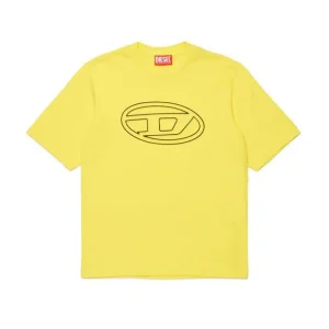 T-SHIRT GIALLA DIESEL
