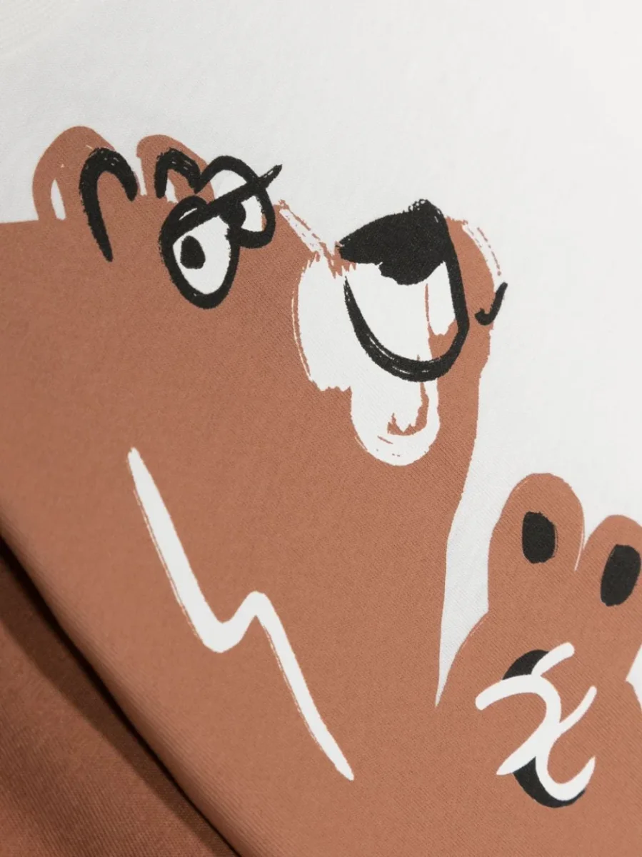 T-SHIRT MANICA LUNGA CON ORSO STELLA MCCARTNEY - immagine 4