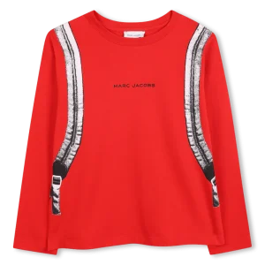 T-SHIRT MANICA LUNGA ROSSA MARC JACOBS