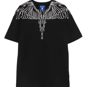 T-SHIRT NERA CON STAMPA ALI MARCELO BURLON