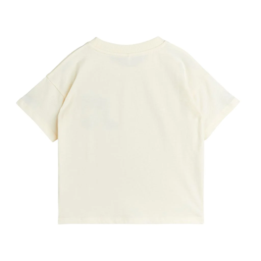 T-SHIRT PANNA CON NOTA MUSICALE IN SPUGNA MINI RODINI - immagine 3
