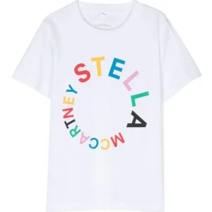 T-SHIRT SCRITTA MULTICOLOR STELLA MCCARTNEY