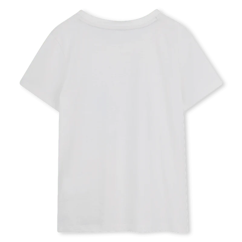 T-SHIRT TENNIS AVORIO KIDS AROUND - immagine 3