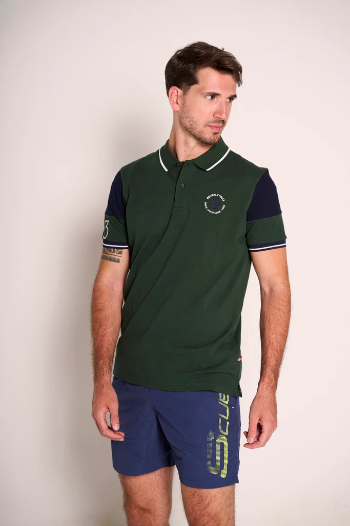 Polo Beverly Hills con inserti a contrasto - immagine 3