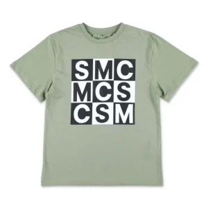 T-SHIRT VERDE CON STAMPA STELLA MCCARTNEY