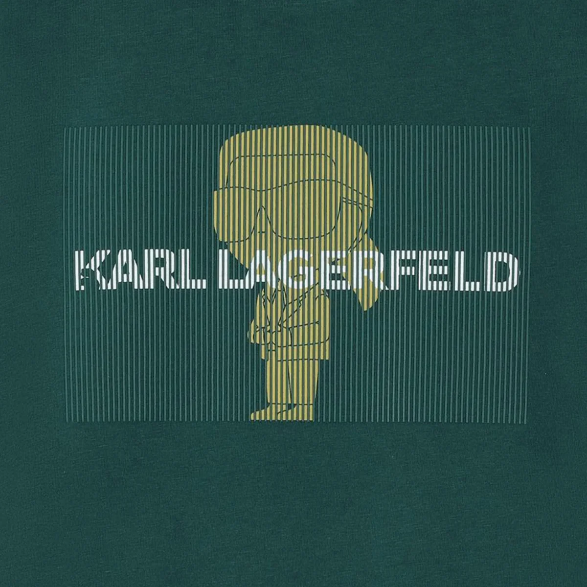 T-SHIRT VERDE KARL LAGERFELD - immagine 4