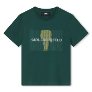 T-SHIRT VERDE KARL LAGERFELD