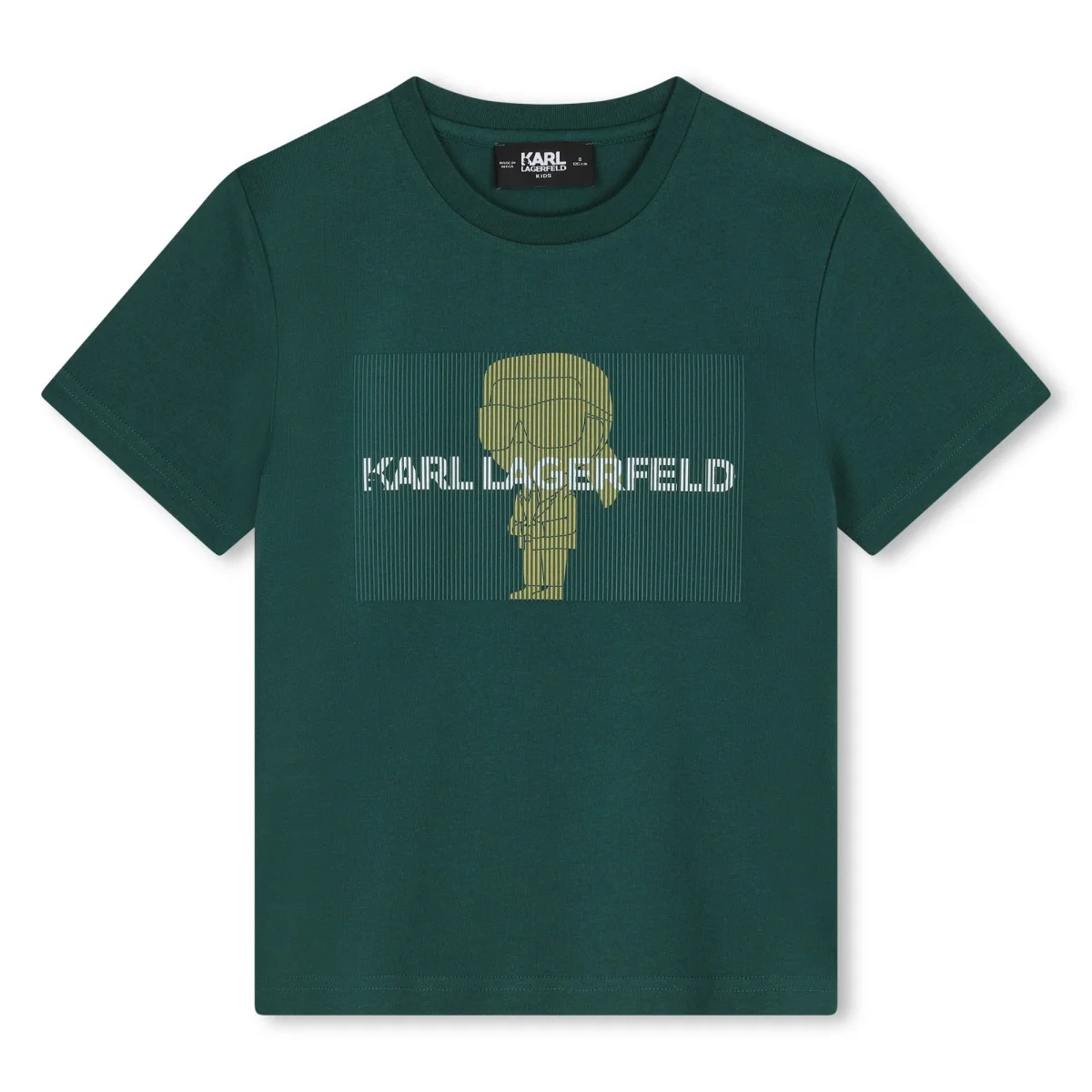 T-SHIRT VERDE KARL LAGERFELD - immagine 2